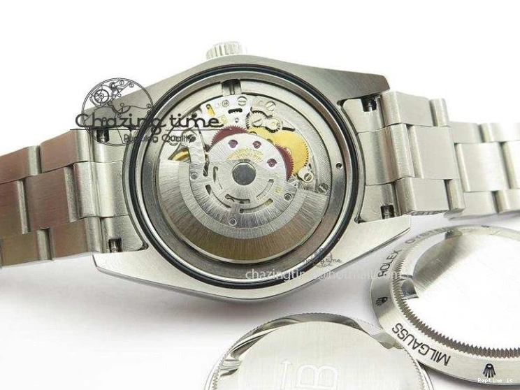 1225 HighPerformance Milgauss 116400 GV JF 1:1 Green Sapphire Blue Dial On SS Bracelet SA 3959